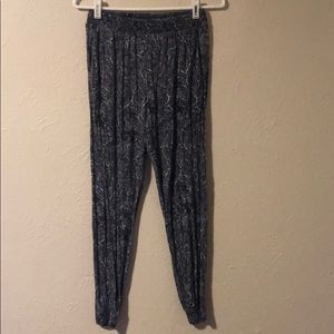 Paisley print joggers